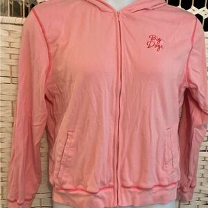 Big Dogs Light Pink Hoodie - Vintage